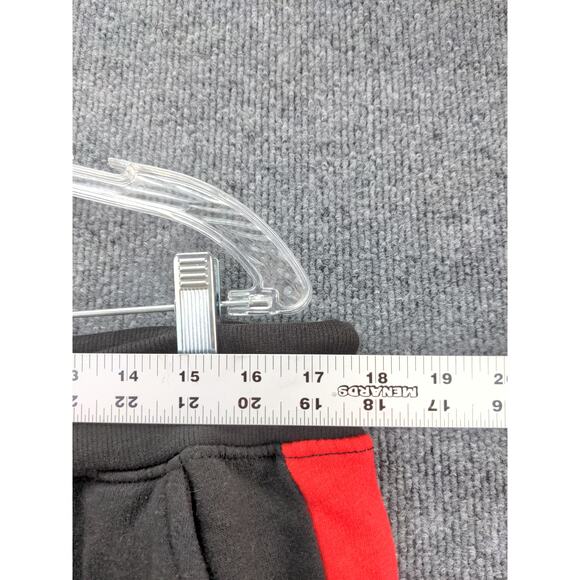 Mens BooHoo MAN Athletic Jogger Pants Size XL Black & Red Logo - Picture 11 of 12